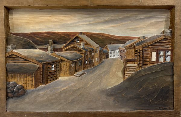 Hovedbilde Håkon Sannes - Tresnitt Sleggveien